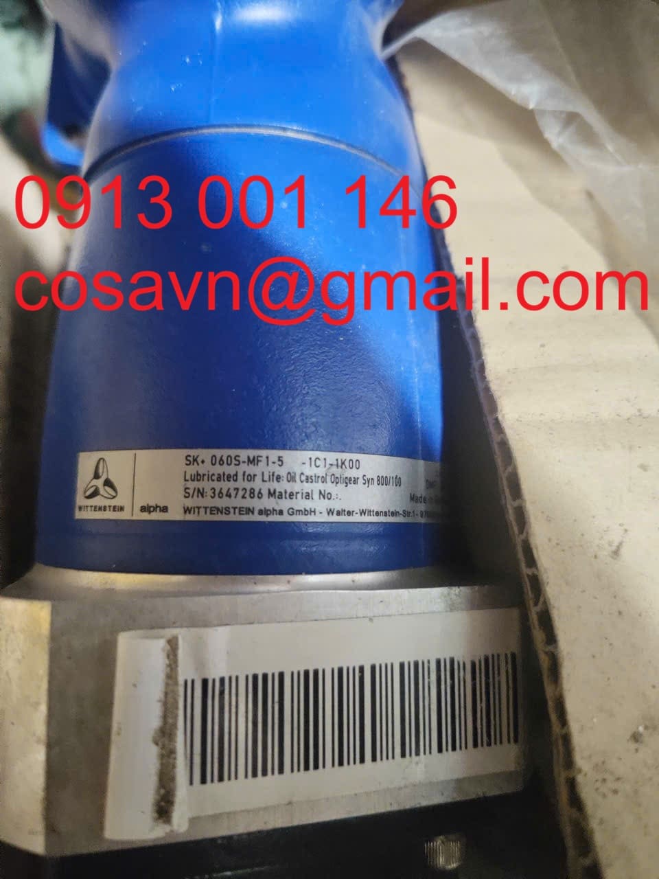 Hộp số hành trình hoặc hypoid độ chính xác cao Wittenstein alpha SK+ 060S-MF1-5 -1C1-1K00 SK+ 060S-MF1-5 -1C1-1K00
